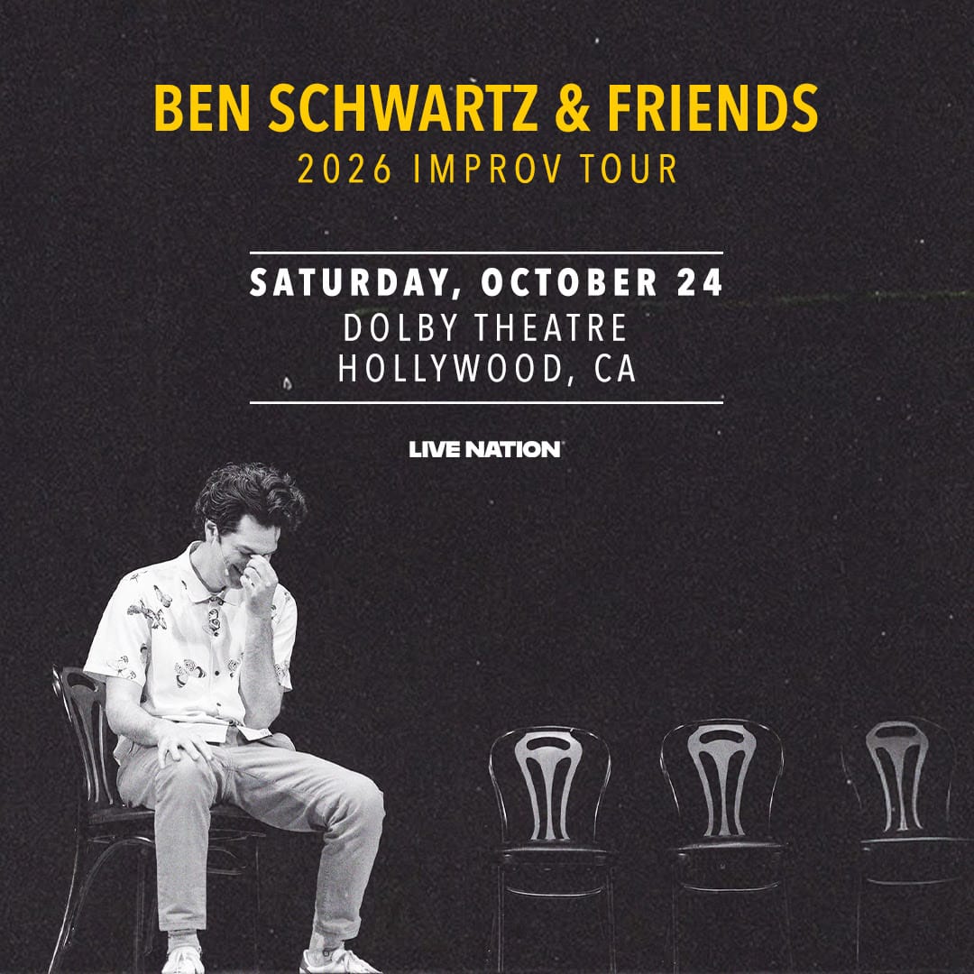 EMMY-AWARD WINNING WRITER, ACTOR AND COMEDIAN BEN SCHWARTZ & FRIENDS